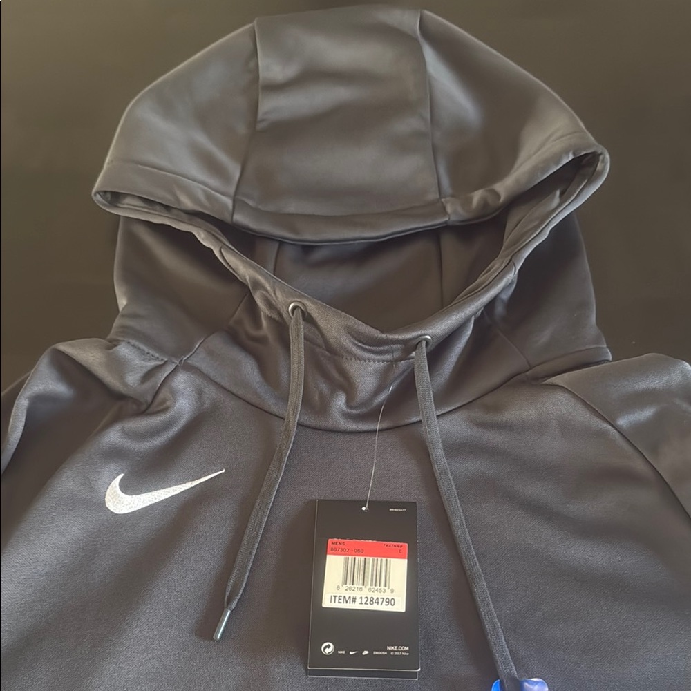 Nike Charcoal Therma Dri-Fit Hoodie